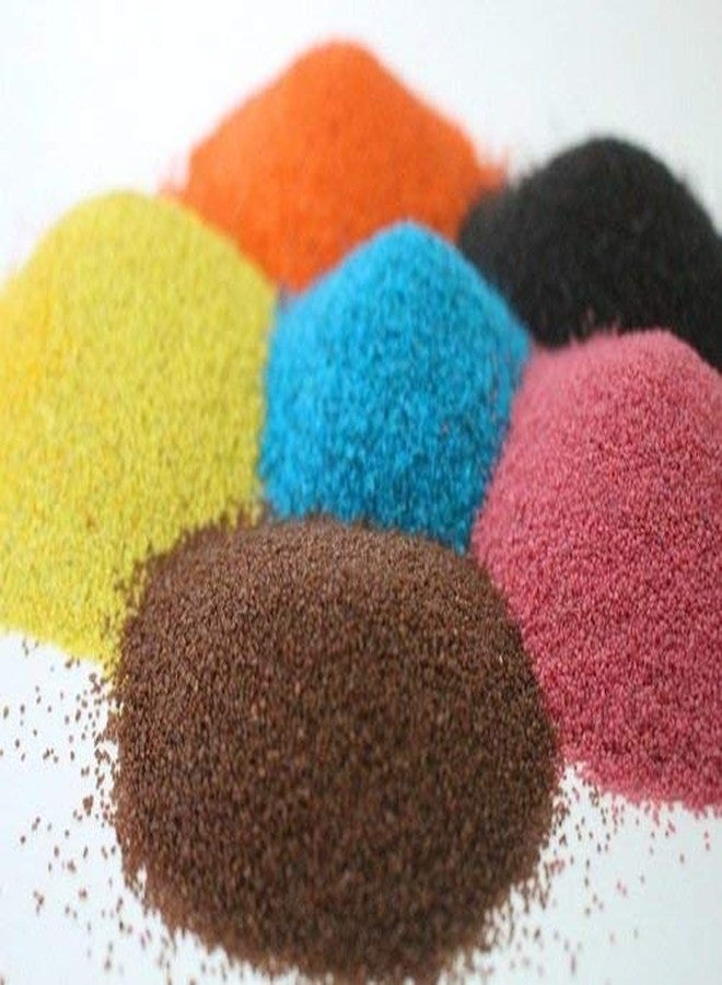 Maalavya Sugar Size Crystal Sand for Home and Garden Decor, Aquarium Substrate (12 Colors, 230 Gams Each)
